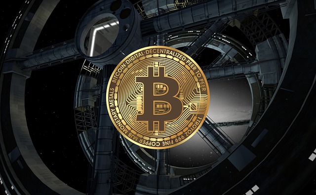 Digitale Finanzmärkte und Kryptowährungsgrafiken